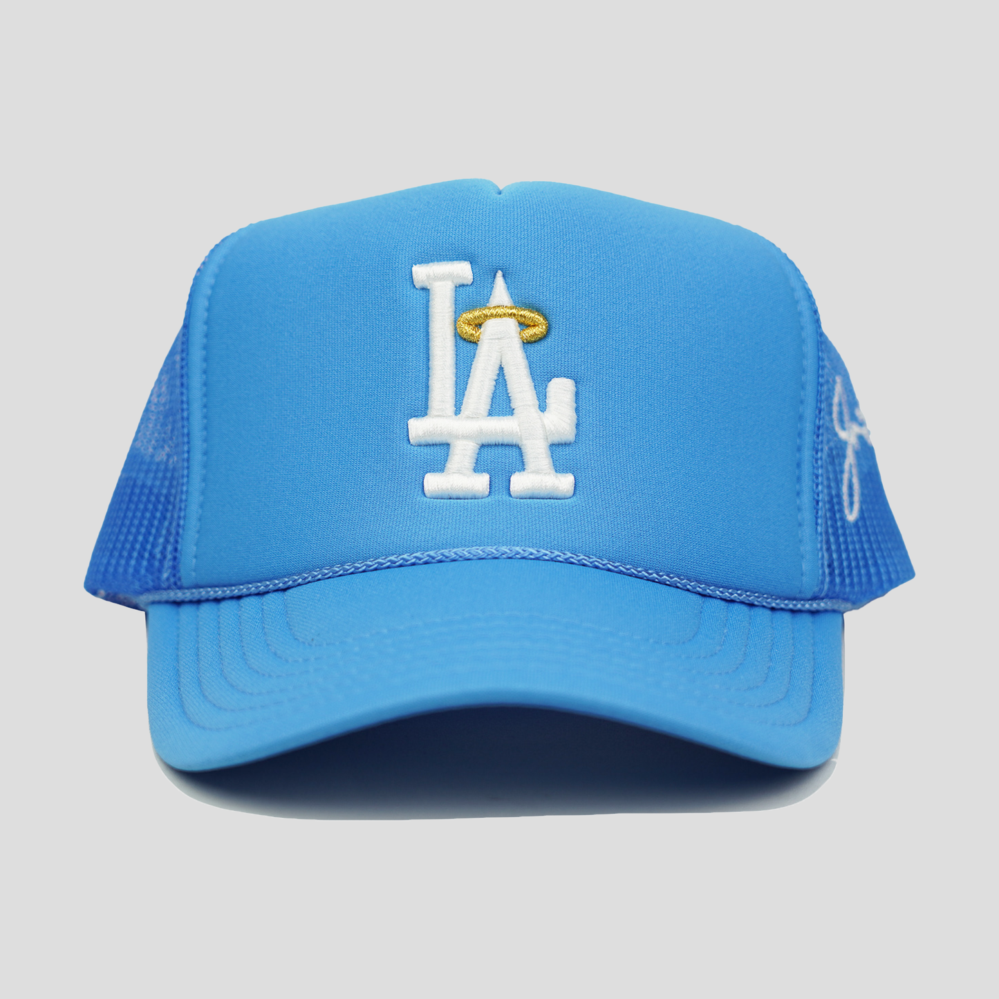 LA Halo Trucker Hat (POWDER BLUE)