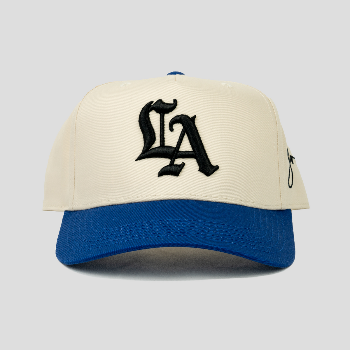 oMA / oldmanalan LAドジャース キャップ Old English LA Snapback Hat (CREAM/BLUE) – JRIP LA