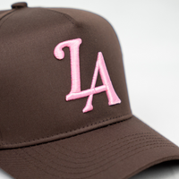 LA Angel Snapback Hat (BROWN)