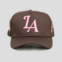 LA Angel Snapback Hat (BROWN)