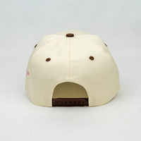 LA Angel Snapback Hat (CREAM/BROWN)