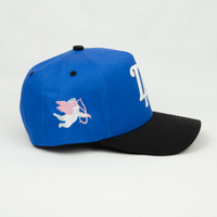 LA Angel Snapback Hat (BLUE/BLACK)