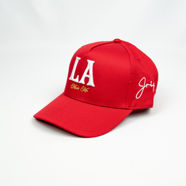 LA Made Me Snapback Hat (RED)