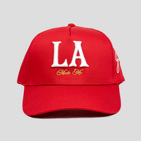 LA Made Me Snapback Hat (RED)