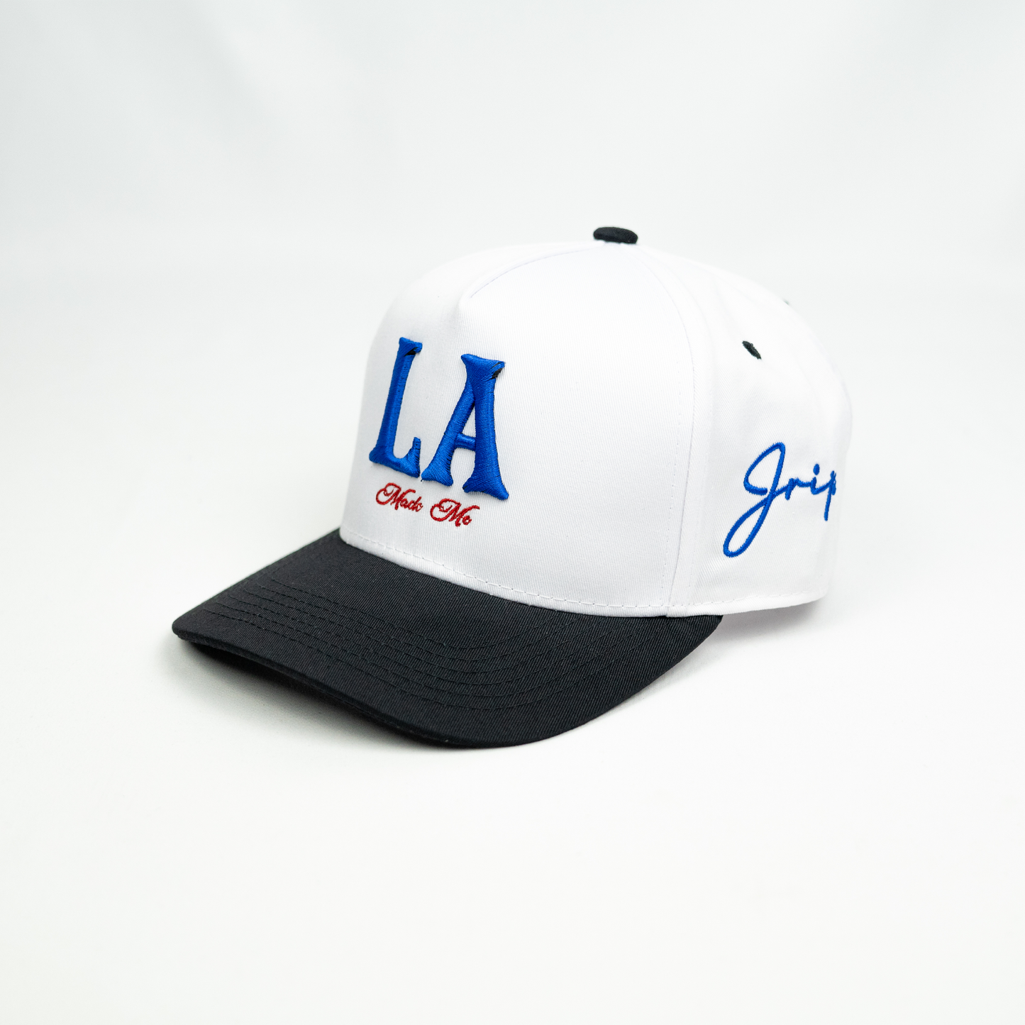 LA Made Me Snapback Hat (WHITE/BLACK)