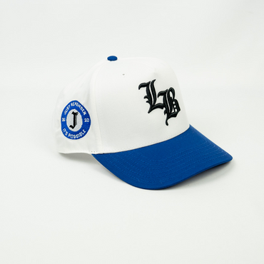 Jrip x LB Snapback Hat (WHITE/BLUE)