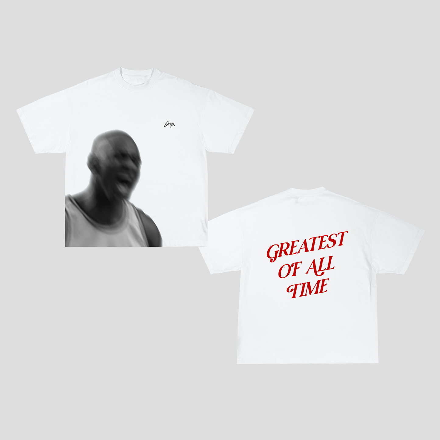 MJ Big Face Blur Tee (WHITE)