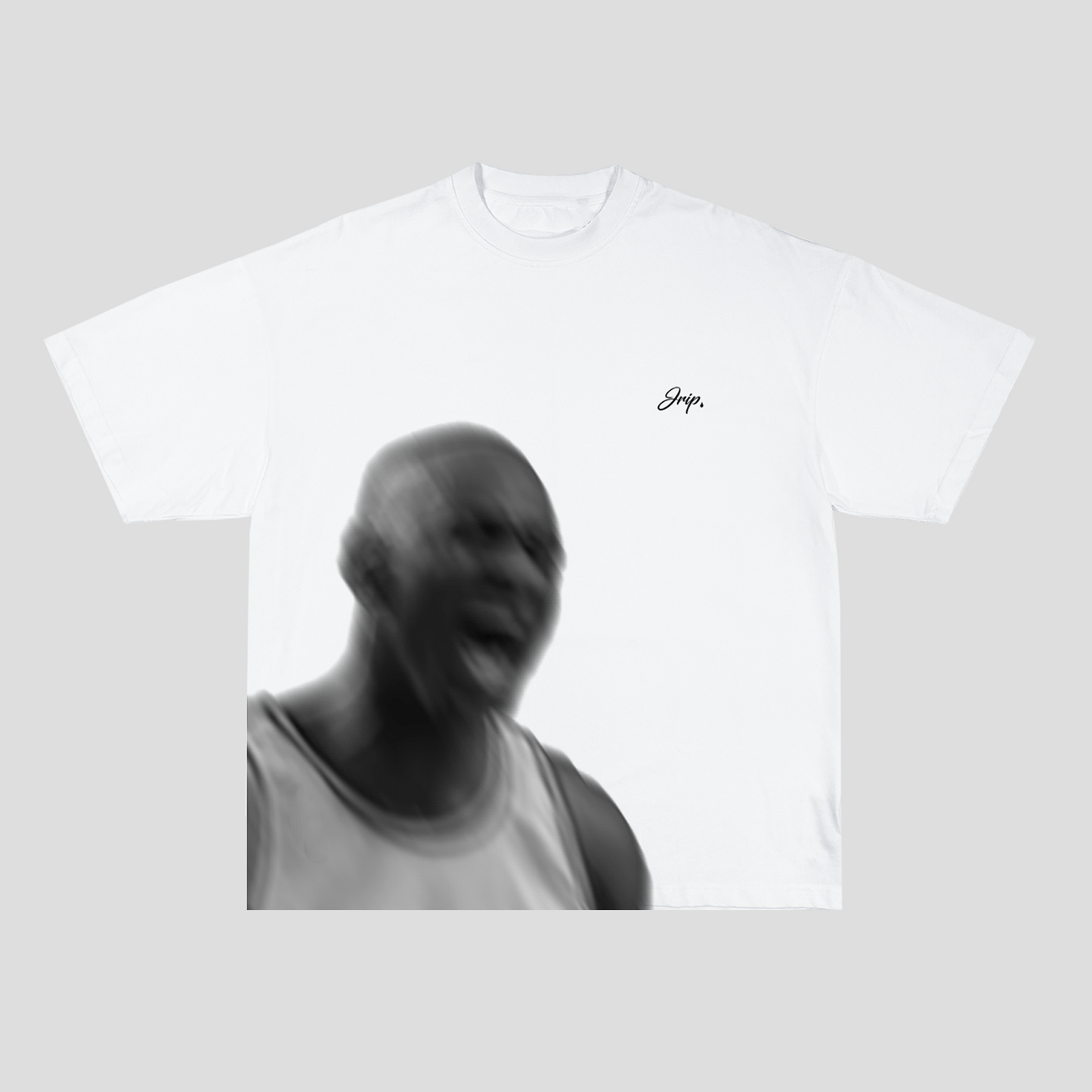 MJ Big Face Blur Tee (WHITE/FRONT)