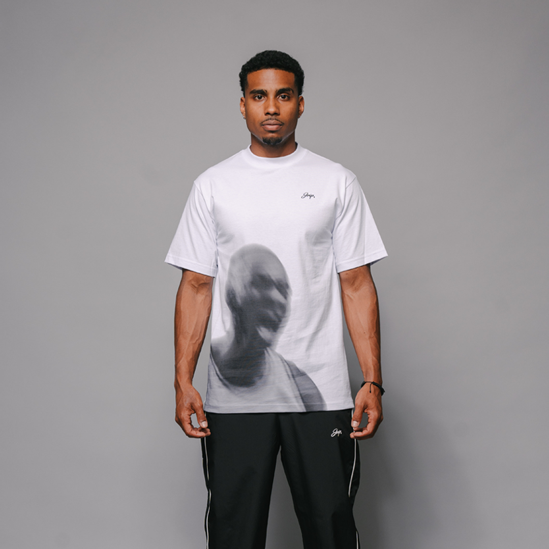 MJ Big Face Blur Tee (WHITE/FRONT)