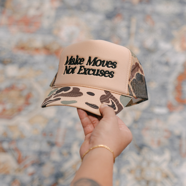 Make Moves Trucker Hat (CAMO)