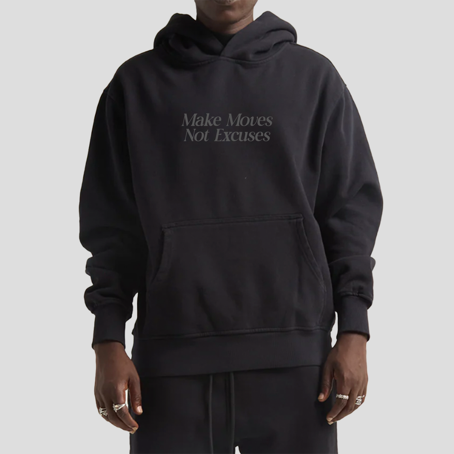 Make Moves Hoodie (BLACK)