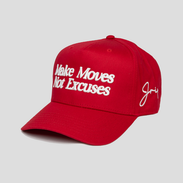 Make Moves Snapback Hat (RED)