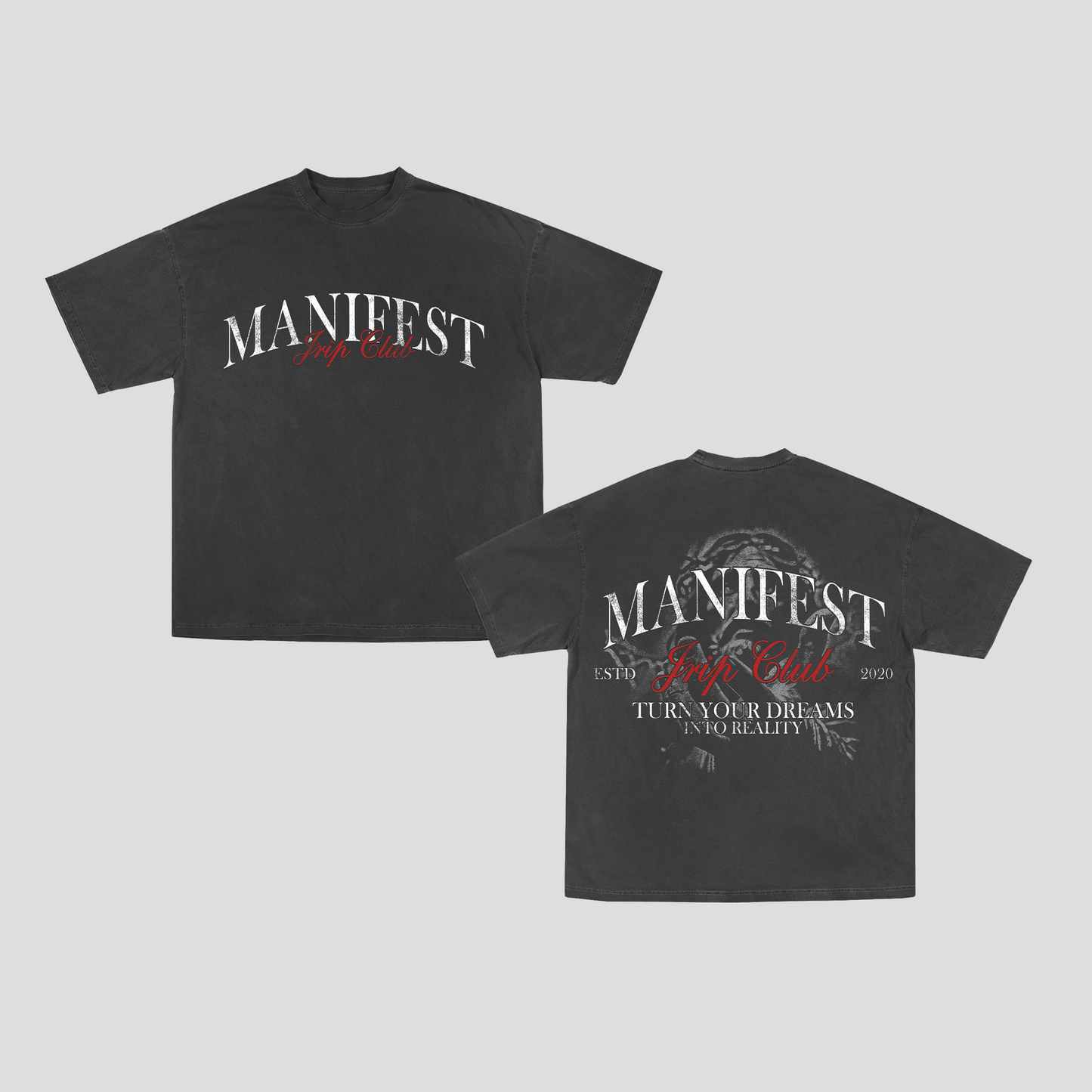 Manifest Tee (VINTAGE BLACK)