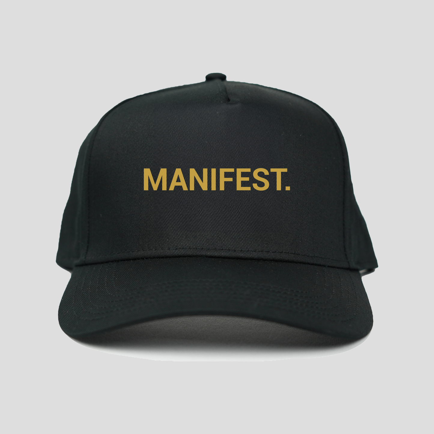 Manifest V2 Snapback Hat (BLACK/MUSTARD)