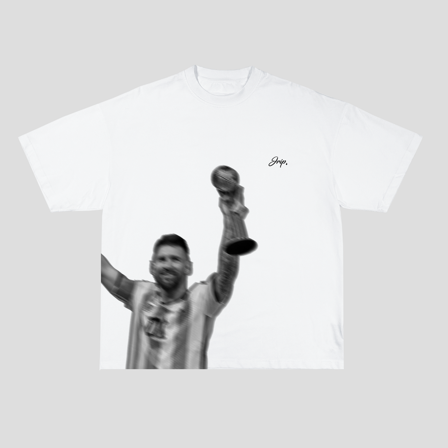 Messi Blur Tee (WHITE)