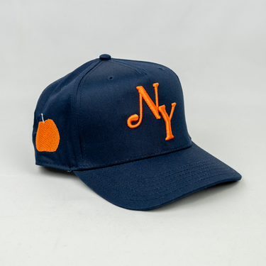 NY Big Apple Snapback Hat (NAVY BLUE)