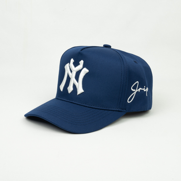 NY Snapback Hat (NAVY BLUE)