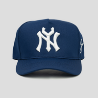 NY Snapback Hat (NAVY BLUE)