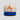 NY Pinstripe Snapback Hat (CREAM/BLUE)