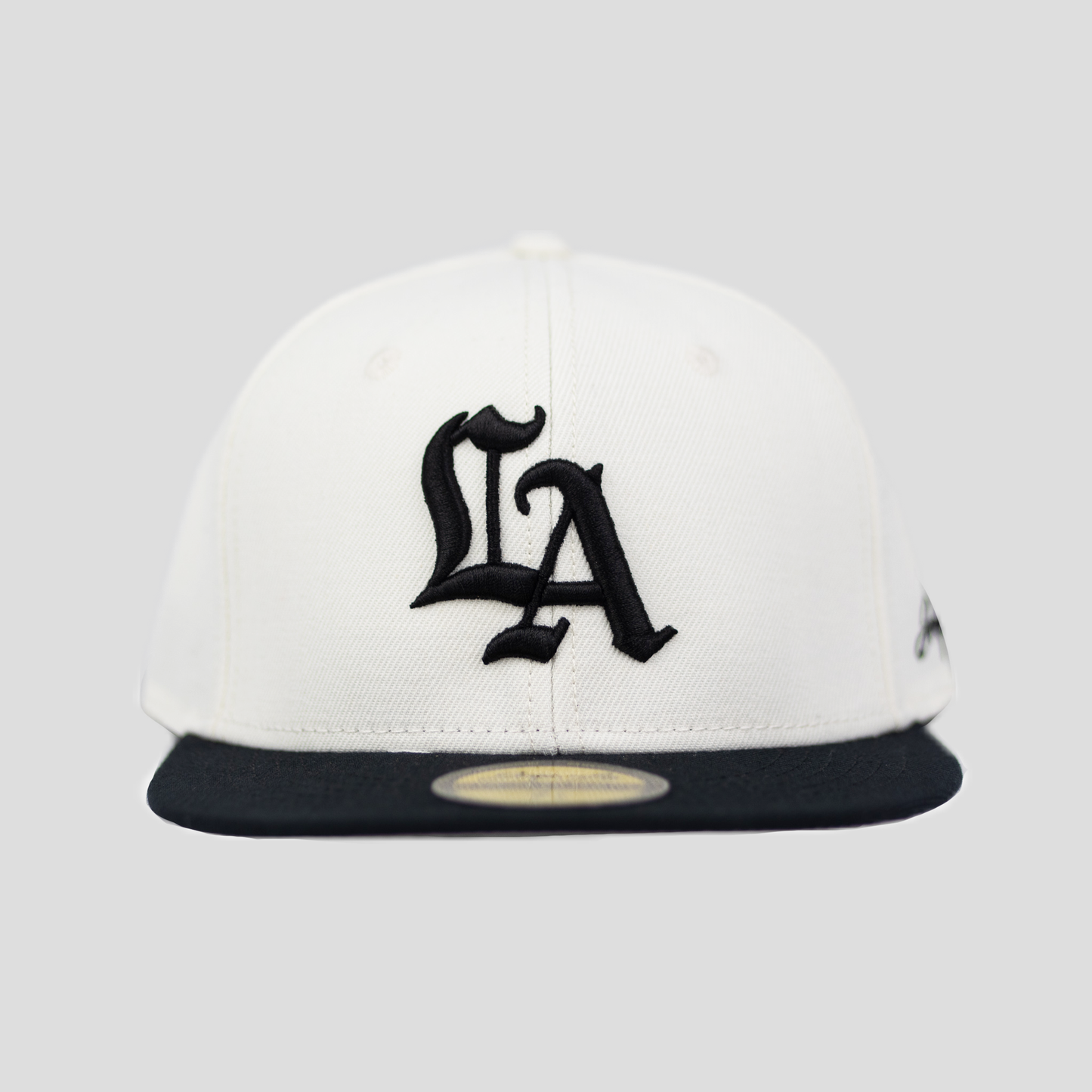 OLD ENGLISH LA FITTED HAT (TWO-TONE)