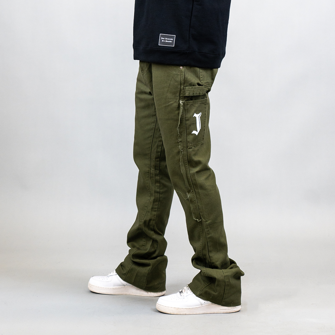 Jrip Flare Pants (OLIVE GREEN)