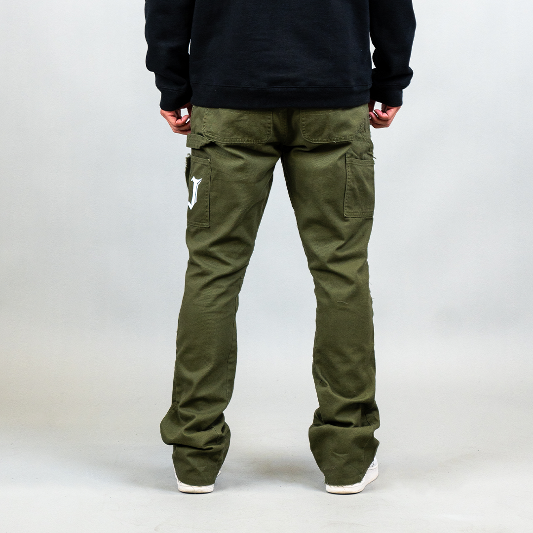 Jrip Flare Pants (OLIVE GREEN)