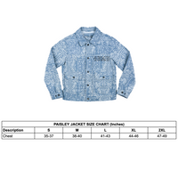 Paisley Work Jacket (LIGHT BLUE)