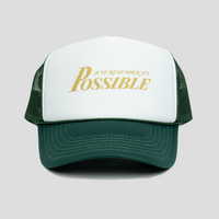 Possible Trucker Hat (GREEN/WHITE)