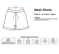 J Pinstripe Mesh Shorts (BLACK)