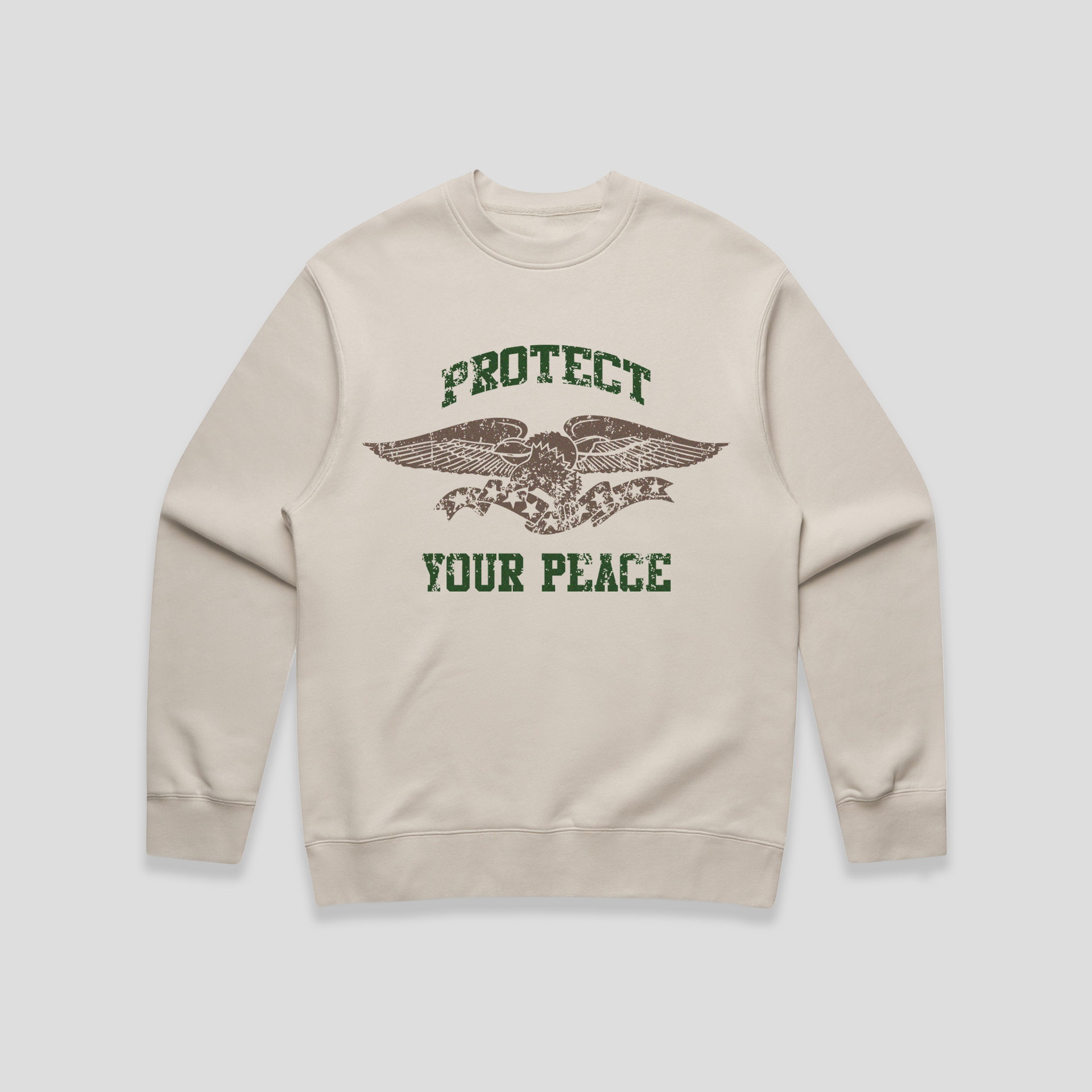 Protect Your Peace Crewneck Sweater (BONE) – JRIP LA