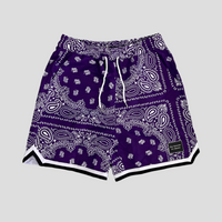 Paisley Shorts (PURPLE)