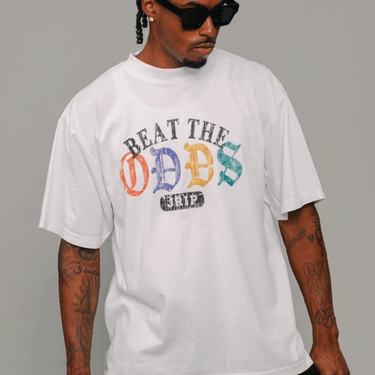 Beat The Odds Tee (WHITE)