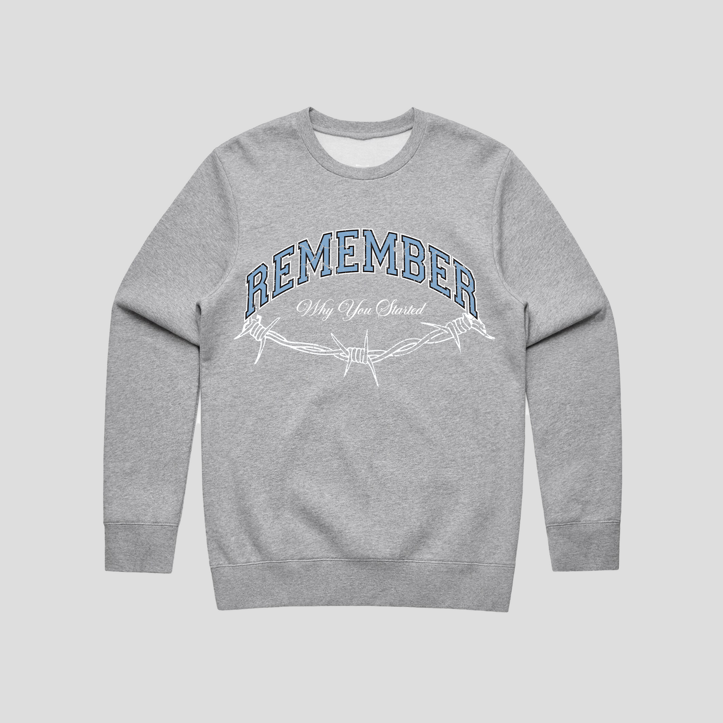 Remember Crewneck Sweater (GREY)