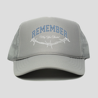 Remember Trucker Hat (GREY)