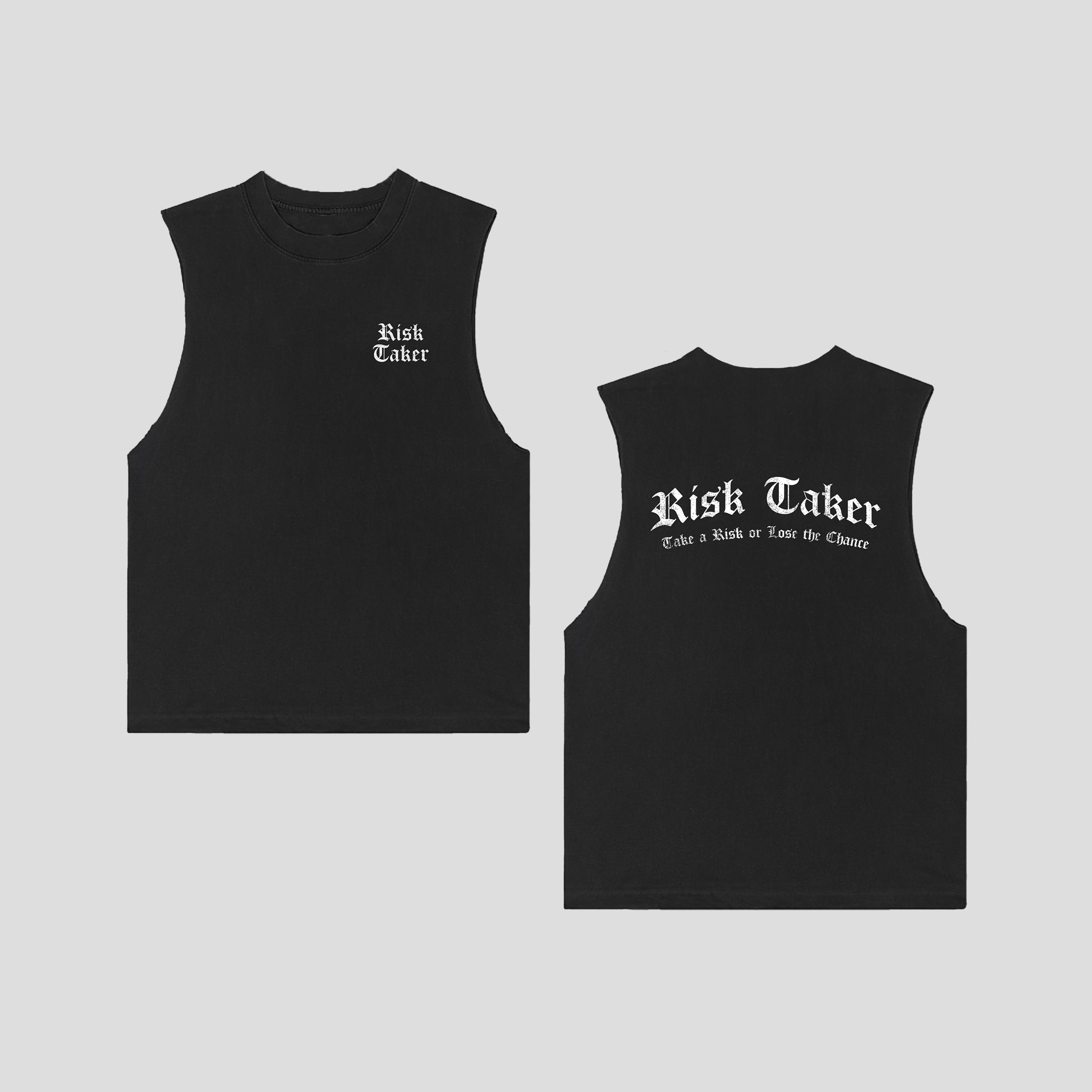 Risk Taker V2 Muscle Tee (BLACK)