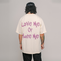 LOVE ME OR HATE ME - RODMAN TEE (CREAM)