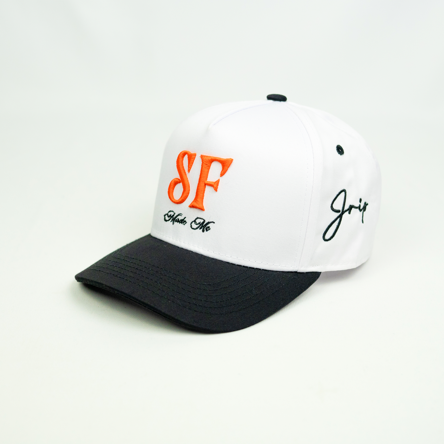 SF Made Me Snapback Hat (WHITE/BLACK)