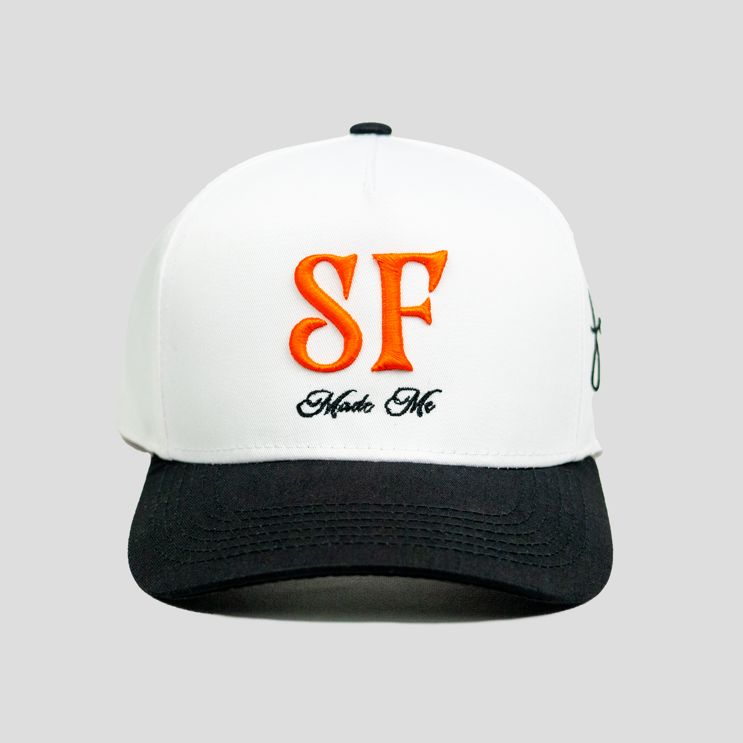 SF Made Me Snapback Hat (WHITE/BLACK)