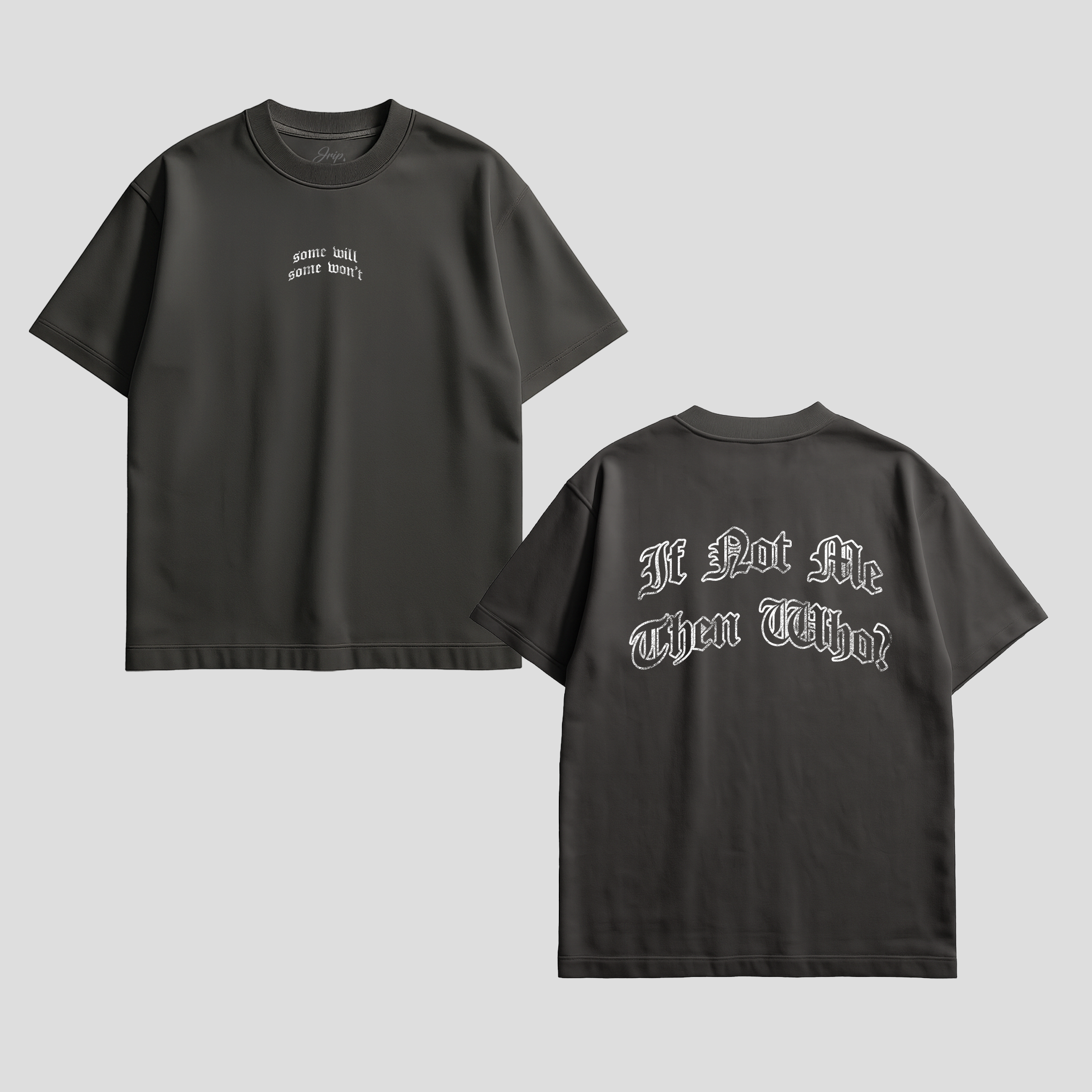 Some Will Some Won't Tee (VINTAGE BLACK)