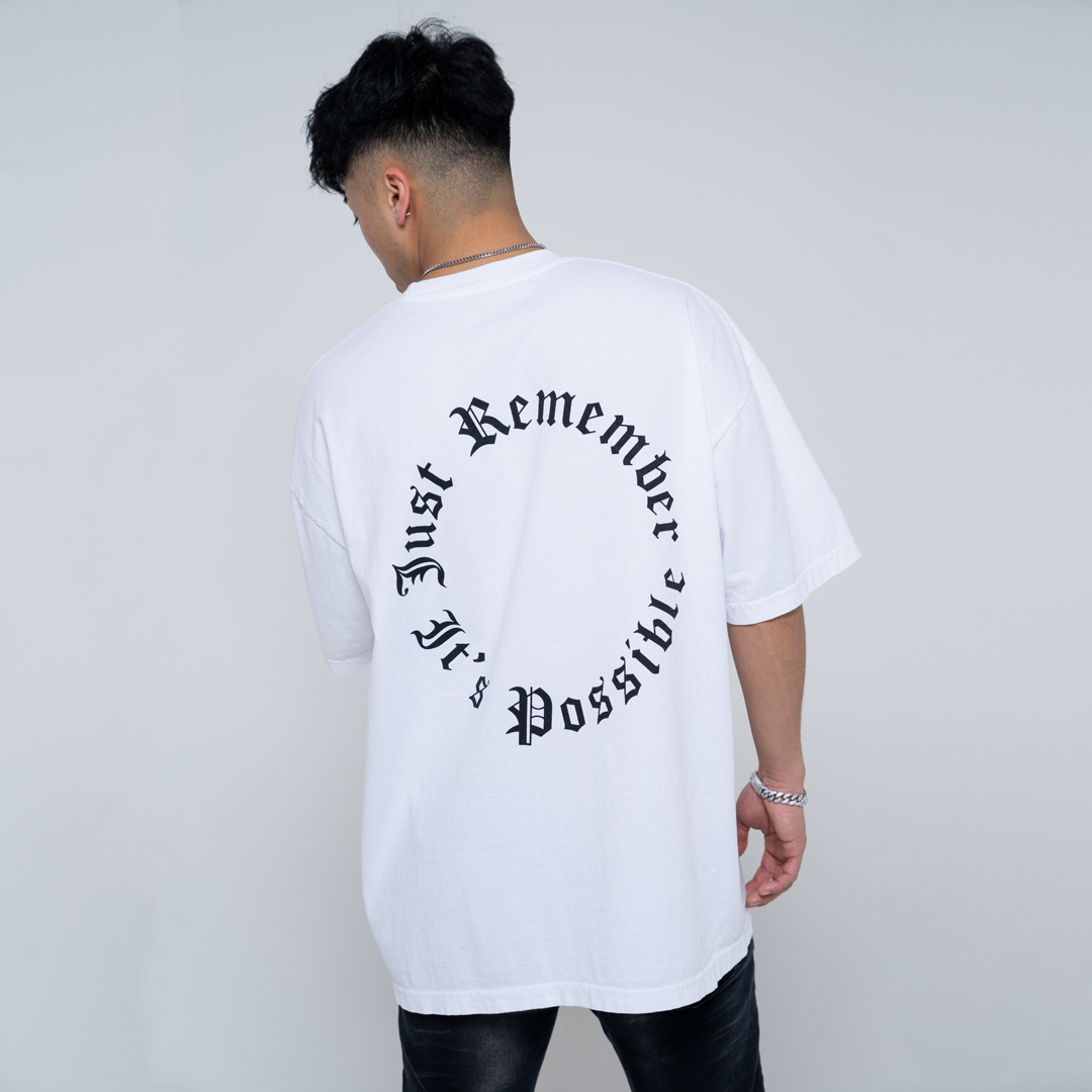 CIRCLE LOGO TEE (WHITE)