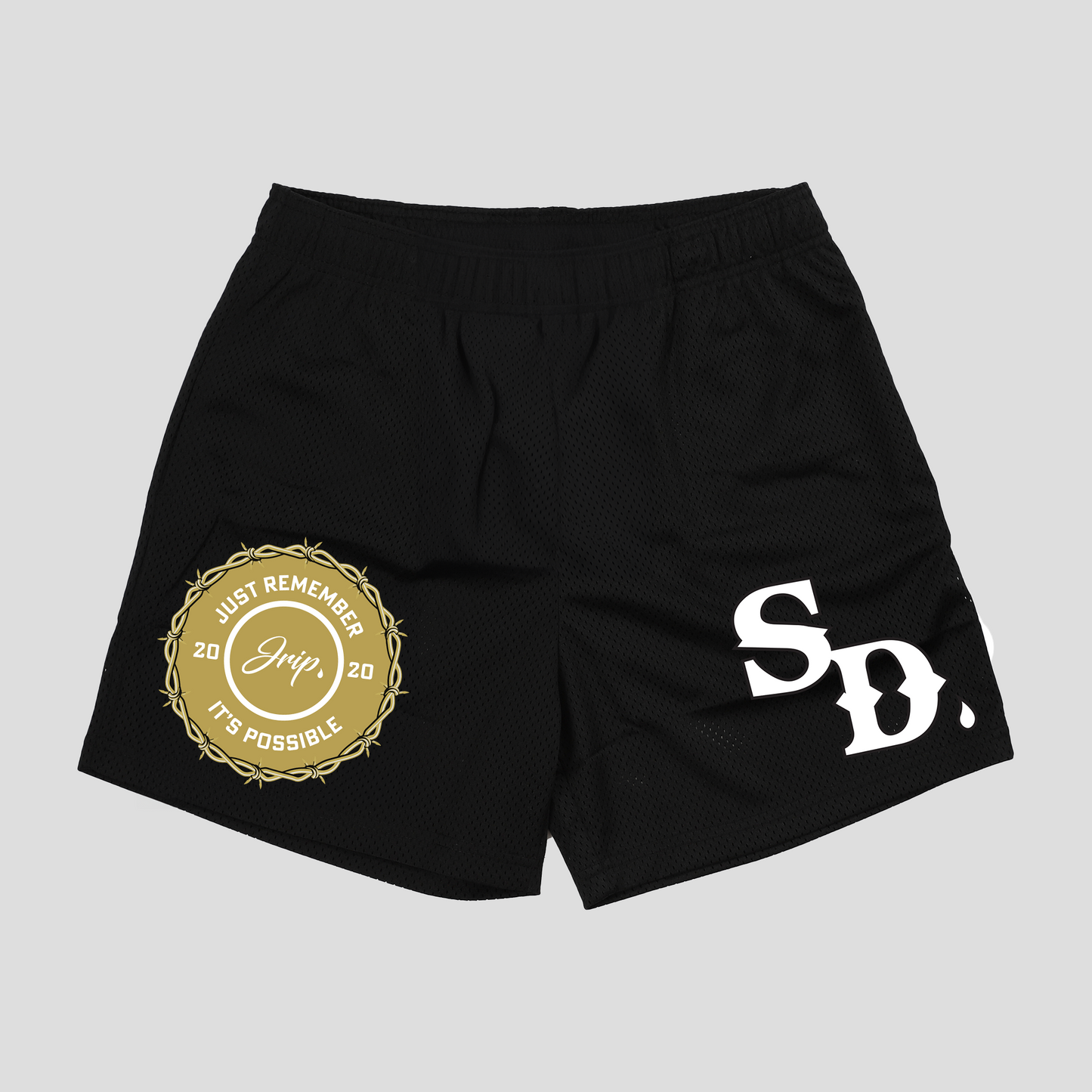 SD Drip Mesh Shorts (BLACK)
