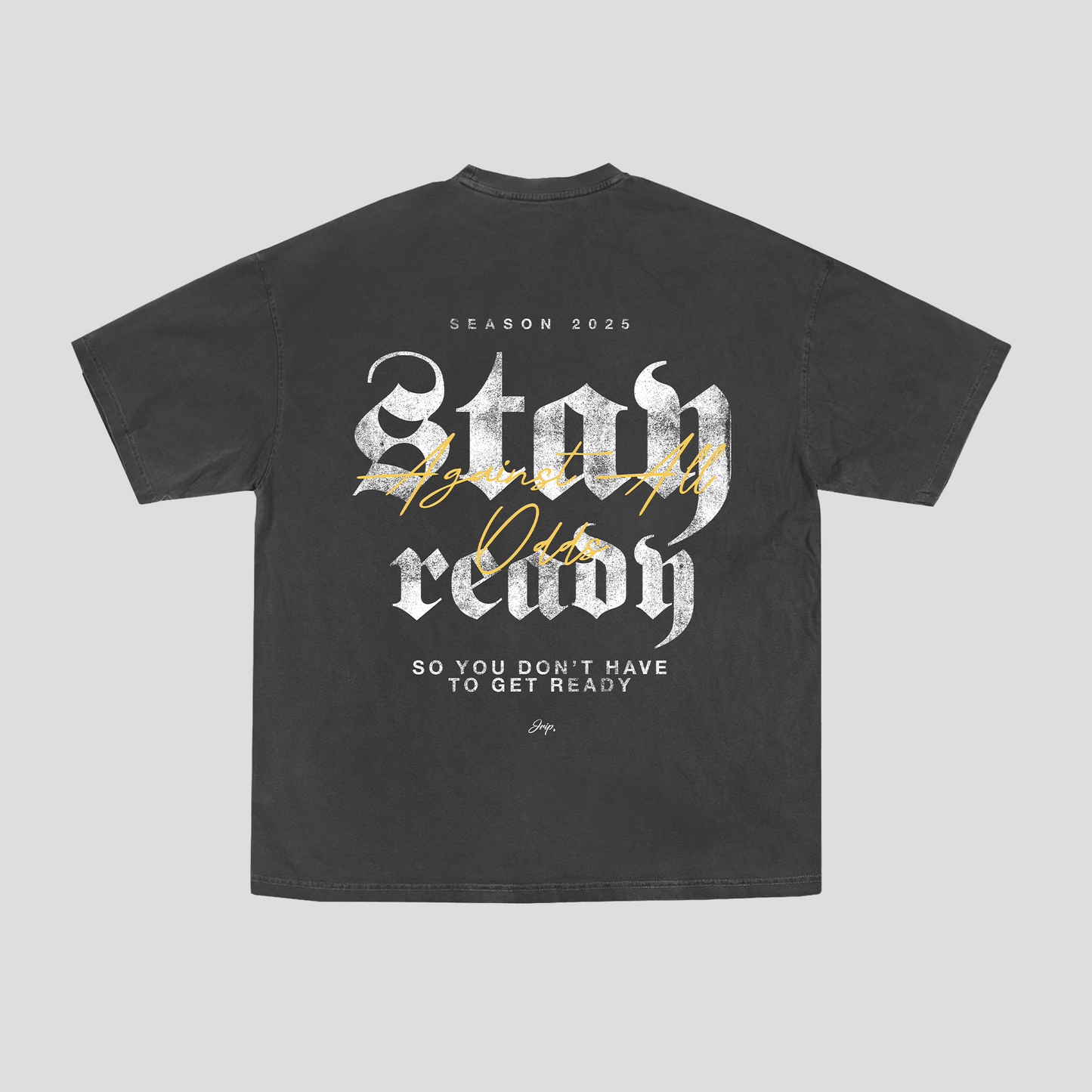Stay Ready Tee (VINTAGE BLACK)