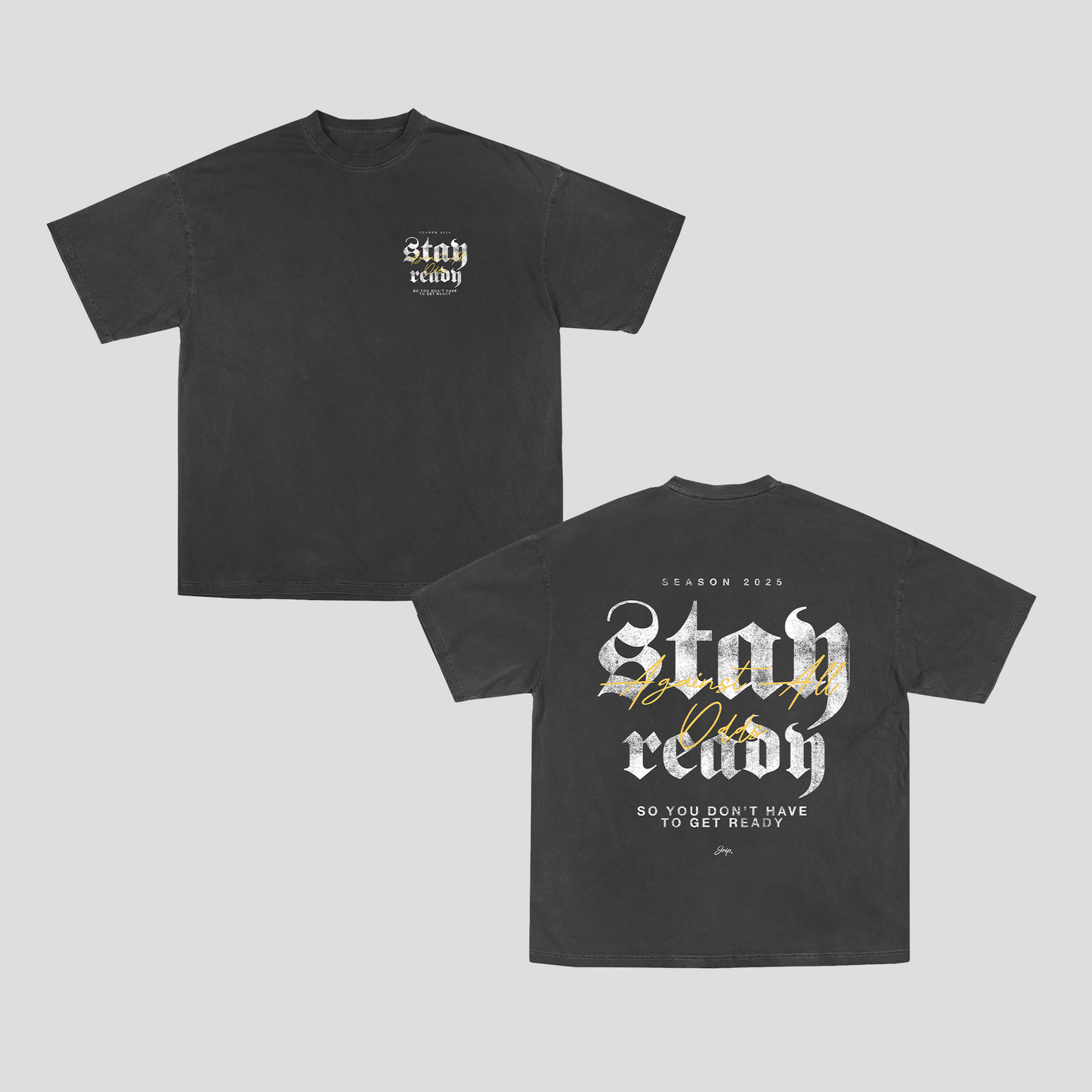 Stay Ready Tee (VINTAGE BLACK)