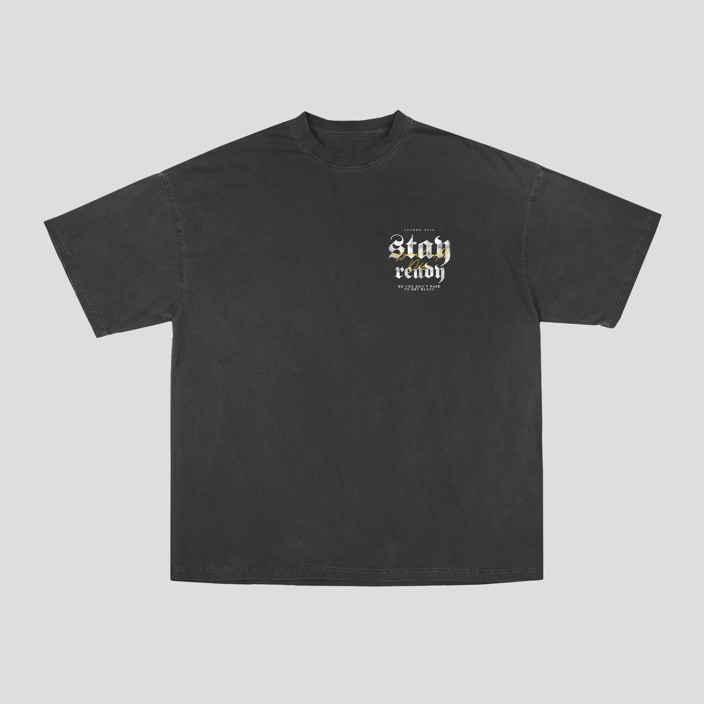 Stay Ready Tee (VINTAGE BLACK)