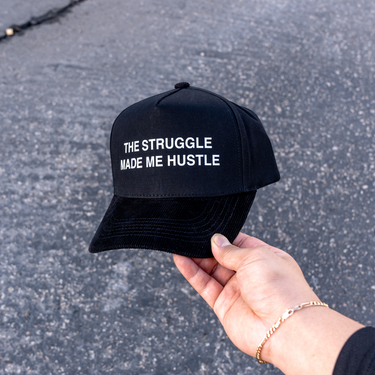 Struggle to Hustle Snapback Hat (BLACK)