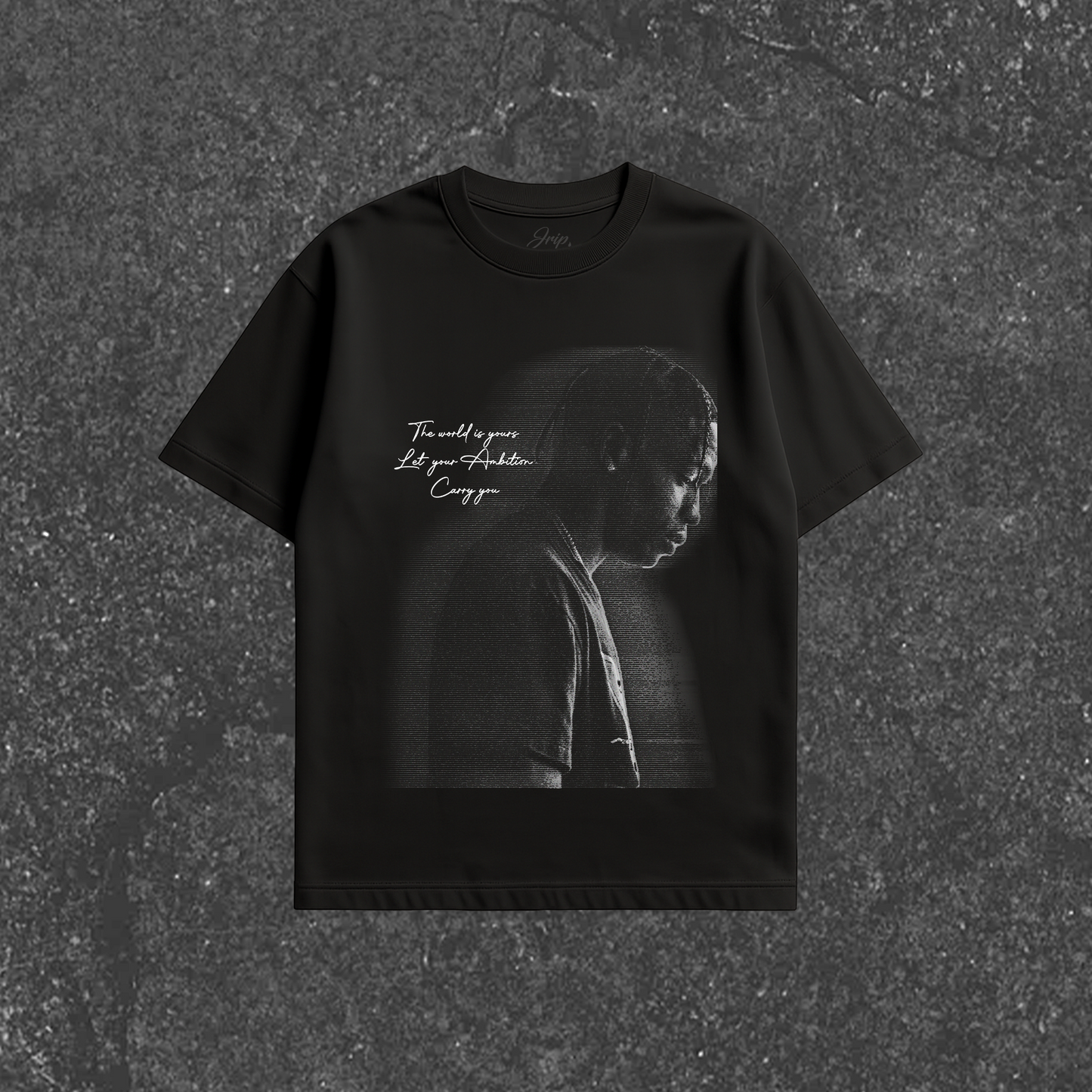 Travis Blur Tee (BLACK)