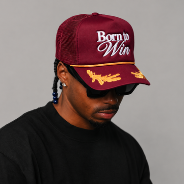Born to Win Trucker Hat (WINE)