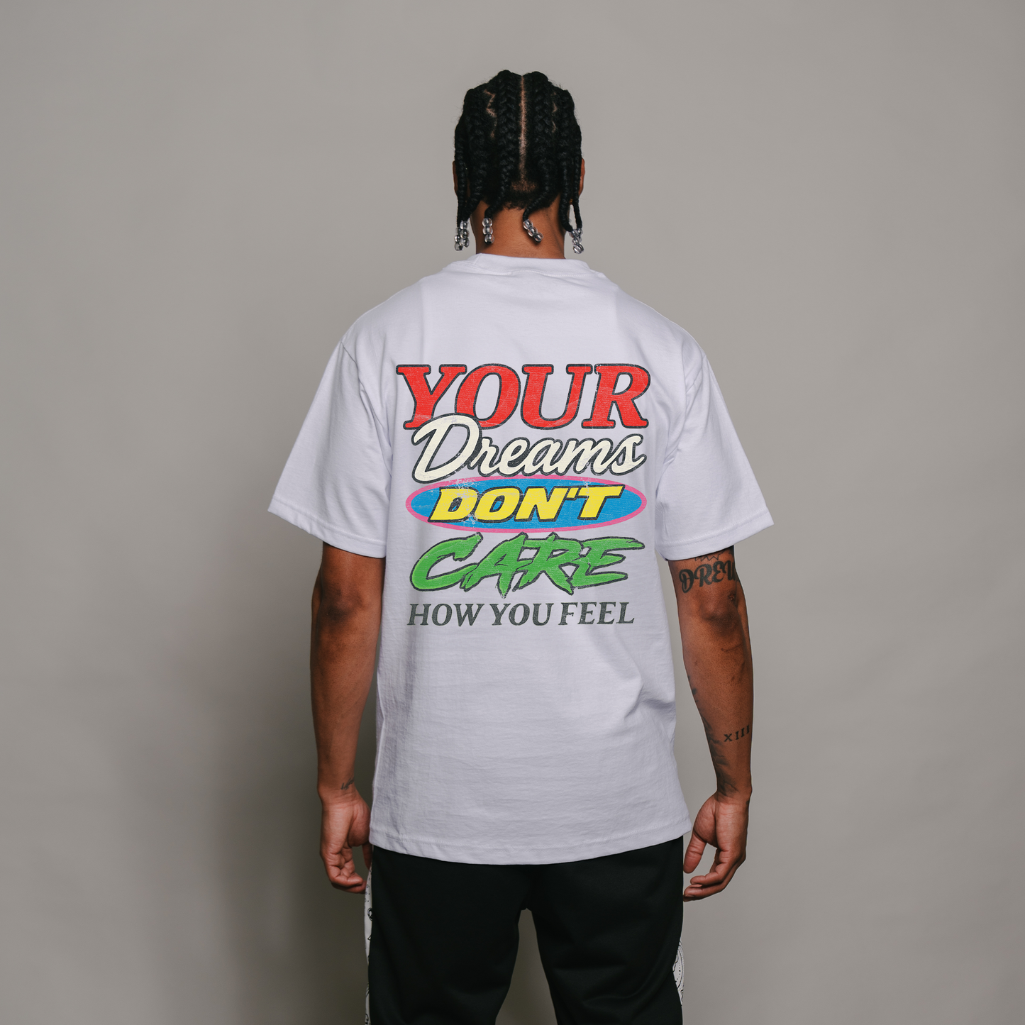 Dreams Don't Care Tee (WHITE)