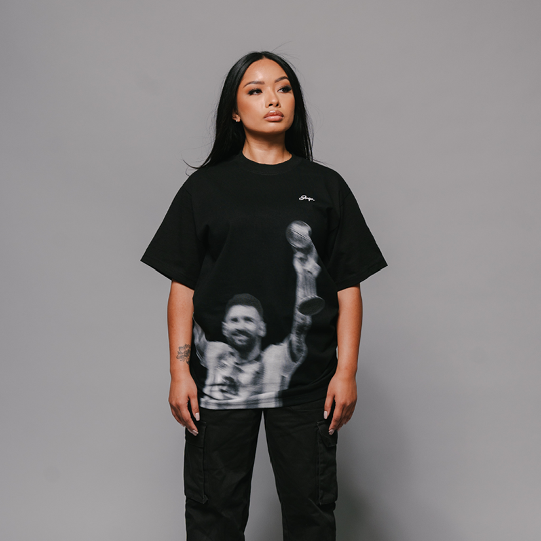 Messi Blur Tee (BLACK)