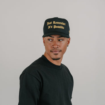 Just Remember It's Possible Snapback (BLACK/GOLD)